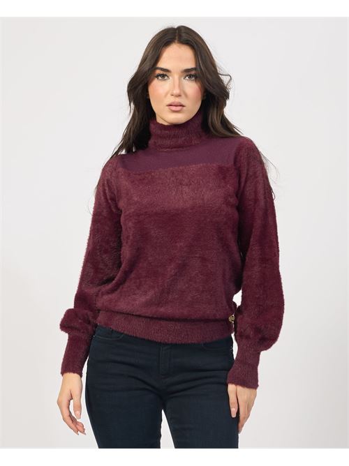 Yes Zee Women's Mohair Effect Turtleneck Sweater YES ZEE | M076-IS000522